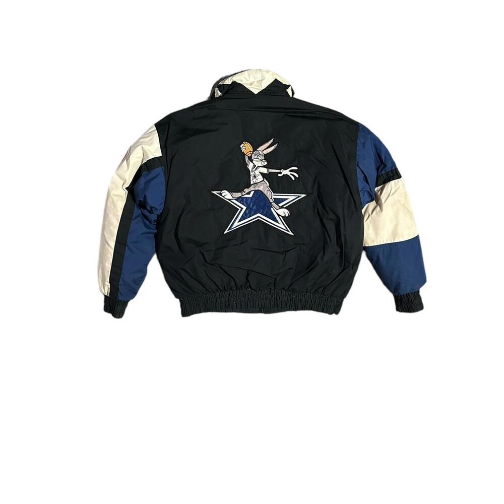90s Vintage Dallas Cowboys X Looney Tunes Puffer Jacket